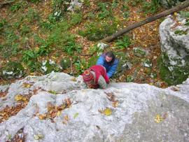 Alexandra la boulder ... asistata de Nae